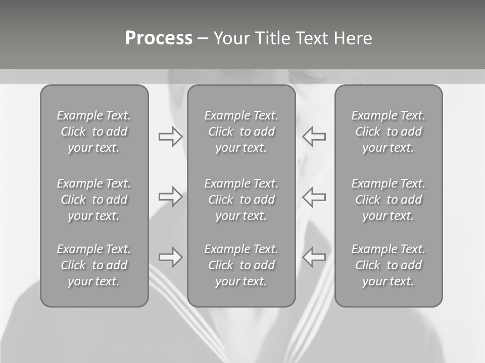 Sailors Cap Eyes Closed Midadult PowerPoint Template