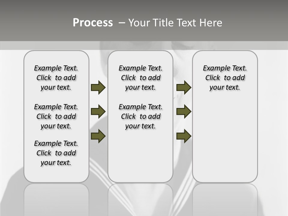 Sailors Cap Eyes Closed Midadult PowerPoint Template