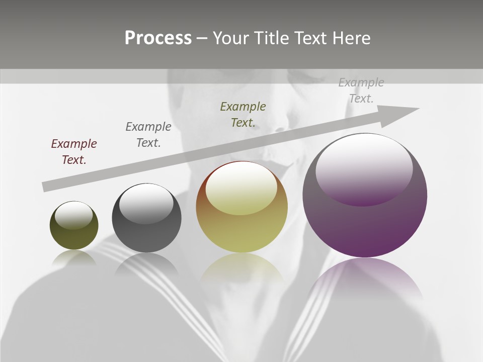 Sailors Cap Eyes Closed Midadult PowerPoint Template