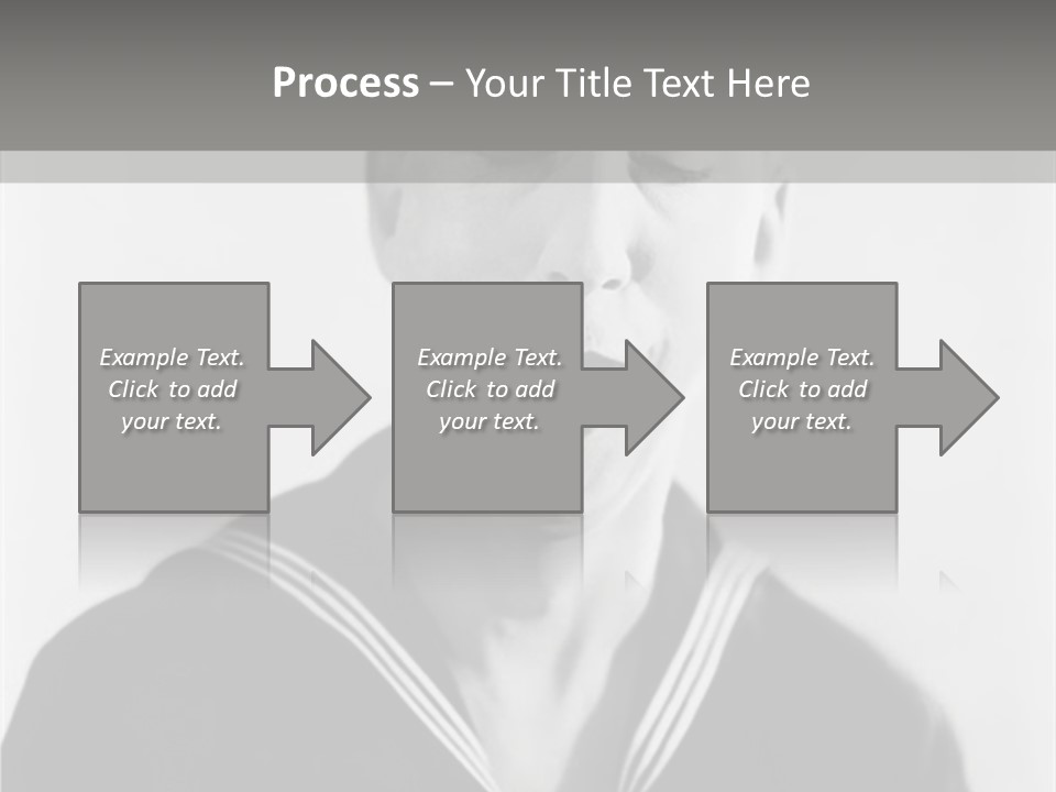 Sailors Cap Eyes Closed Midadult PowerPoint Template