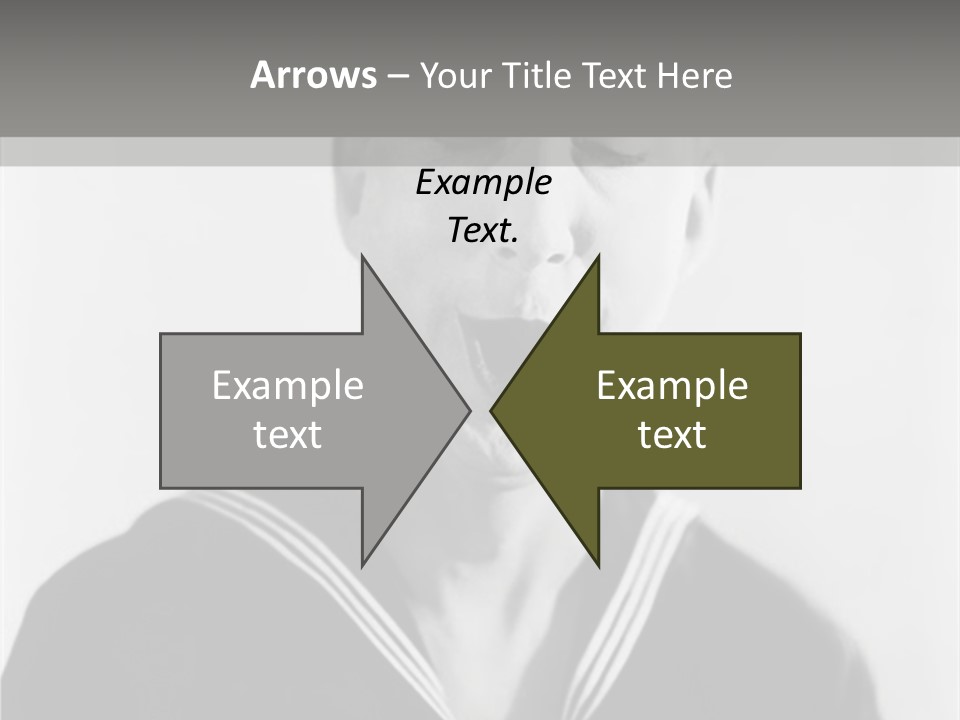 Sailors Cap Eyes Closed Midadult PowerPoint Template