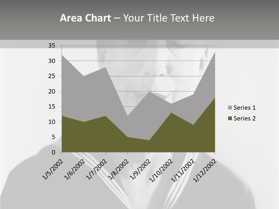 Sailors Cap Eyes Closed Midadult PowerPoint Template