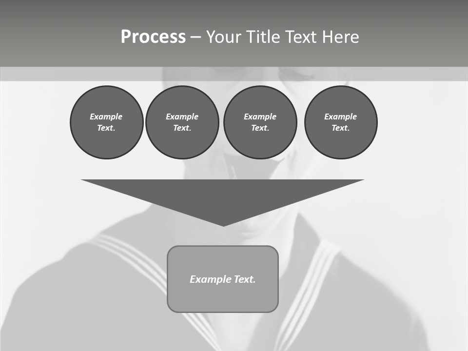 Sailors Cap Eyes Closed Midadult PowerPoint Template