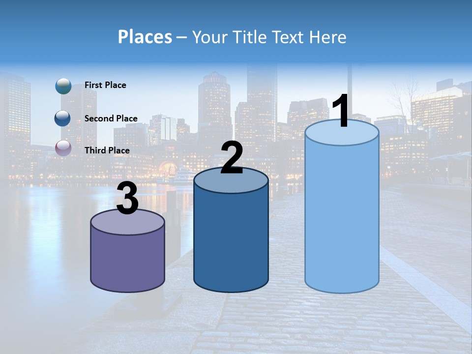 Real Estate Business Sunset PowerPoint Template