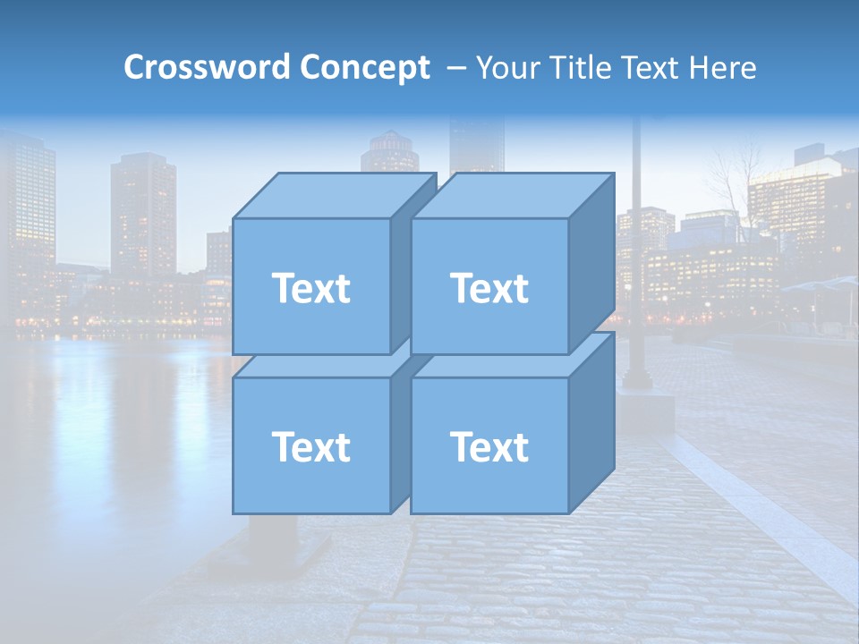 Real Estate Business Sunset PowerPoint Template