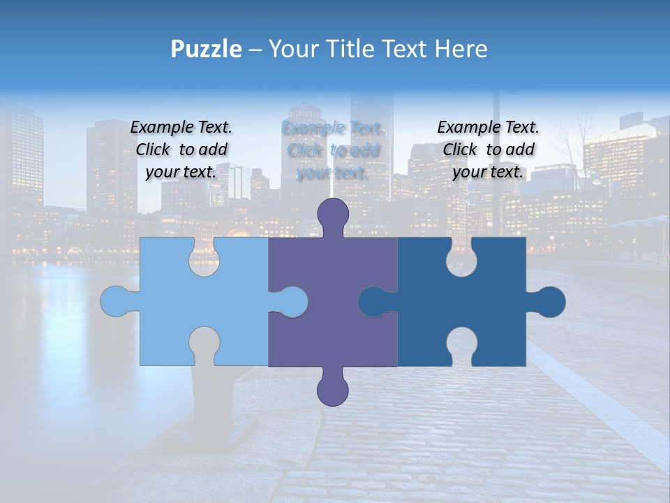 Real Estate Business Sunset PowerPoint Template