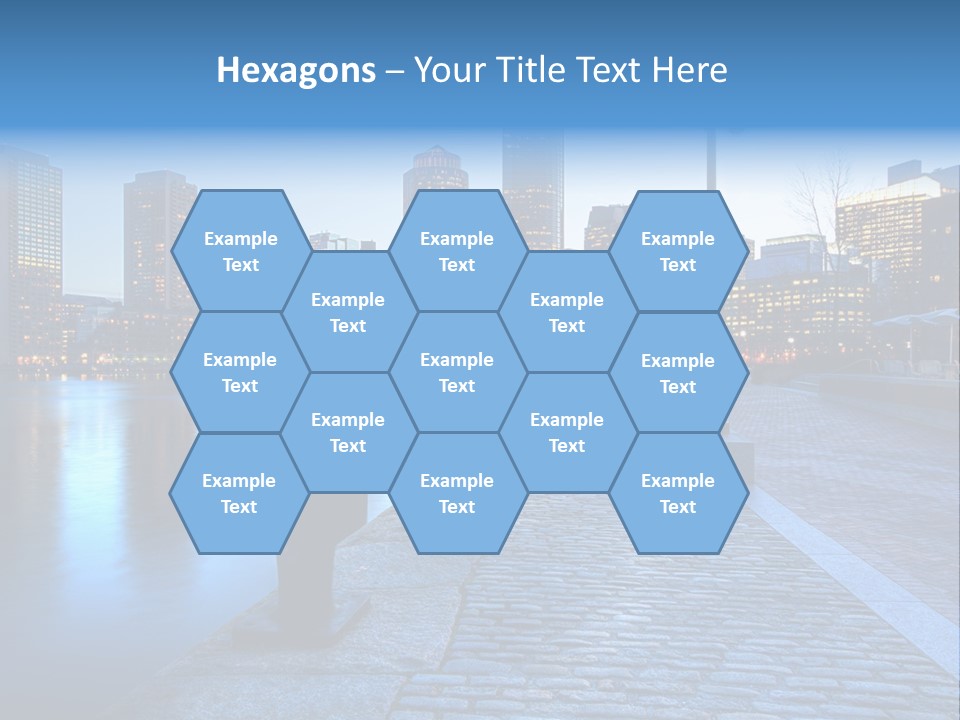 Real Estate Business Sunset PowerPoint Template