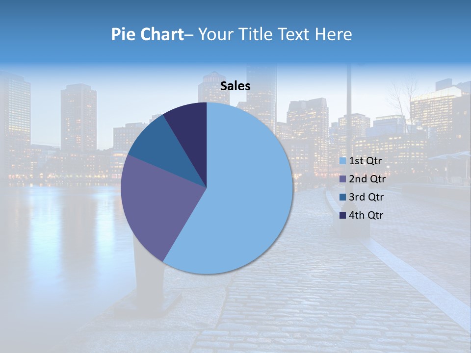 Real Estate Business Sunset PowerPoint Template