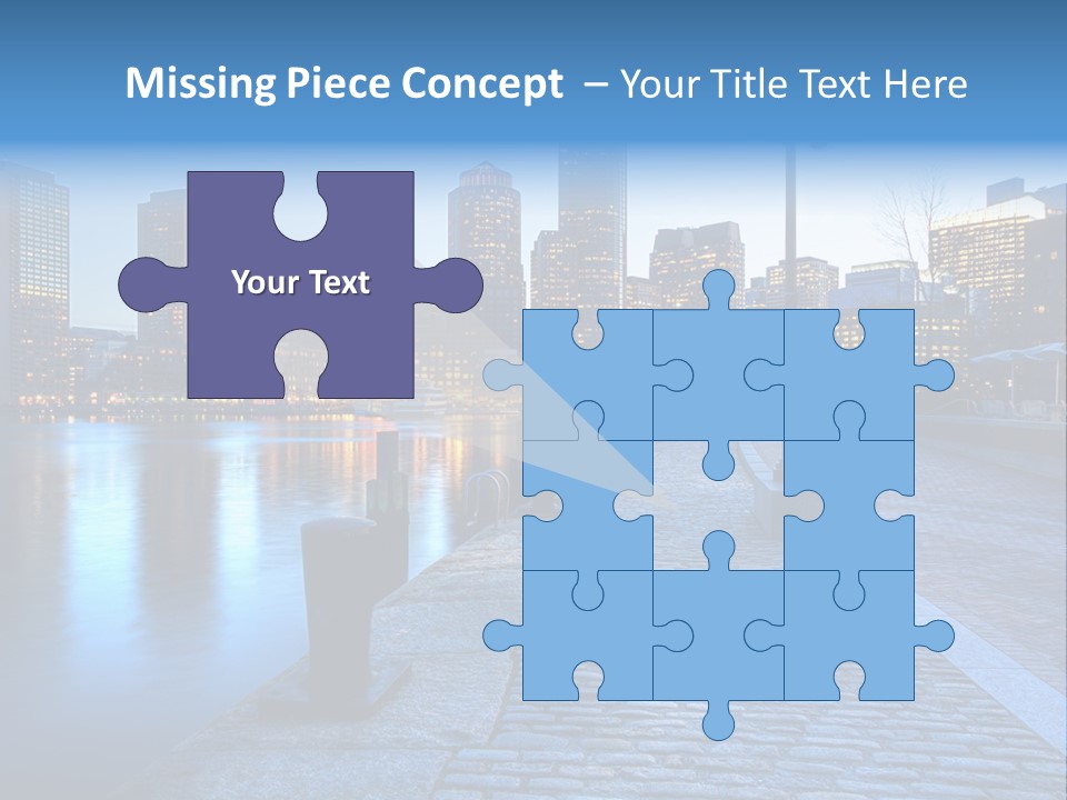 Real Estate Business Sunset PowerPoint Template