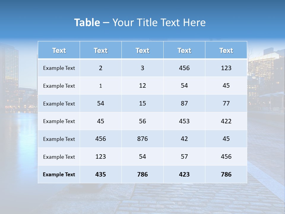 Real Estate Business Sunset PowerPoint Template