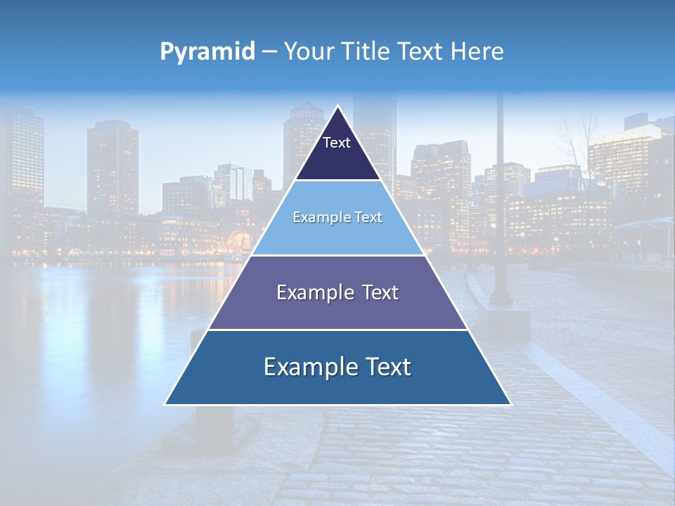 Real Estate Business Sunset PowerPoint Template