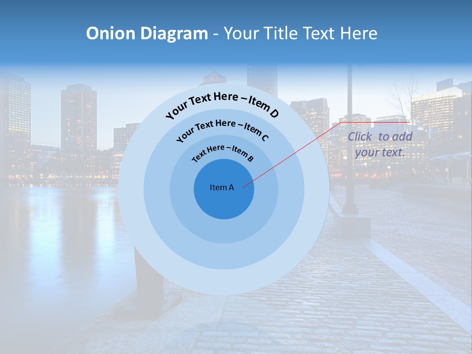 Real Estate Business Sunset PowerPoint Template