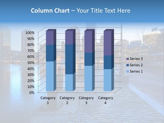 Real Estate Business Sunset PowerPoint Template