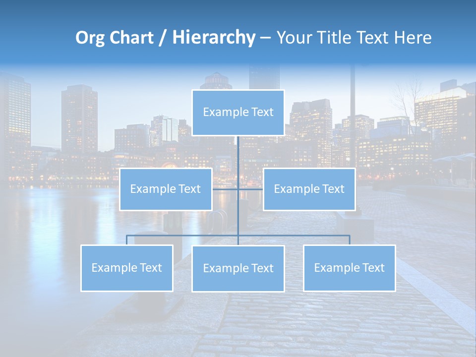 Real Estate Business Sunset PowerPoint Template