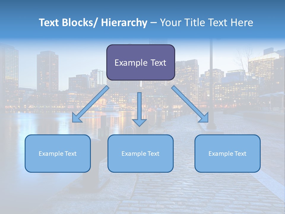 Real Estate Business Sunset PowerPoint Template