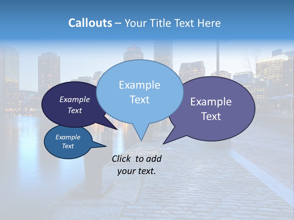 Real Estate Business Sunset PowerPoint Template