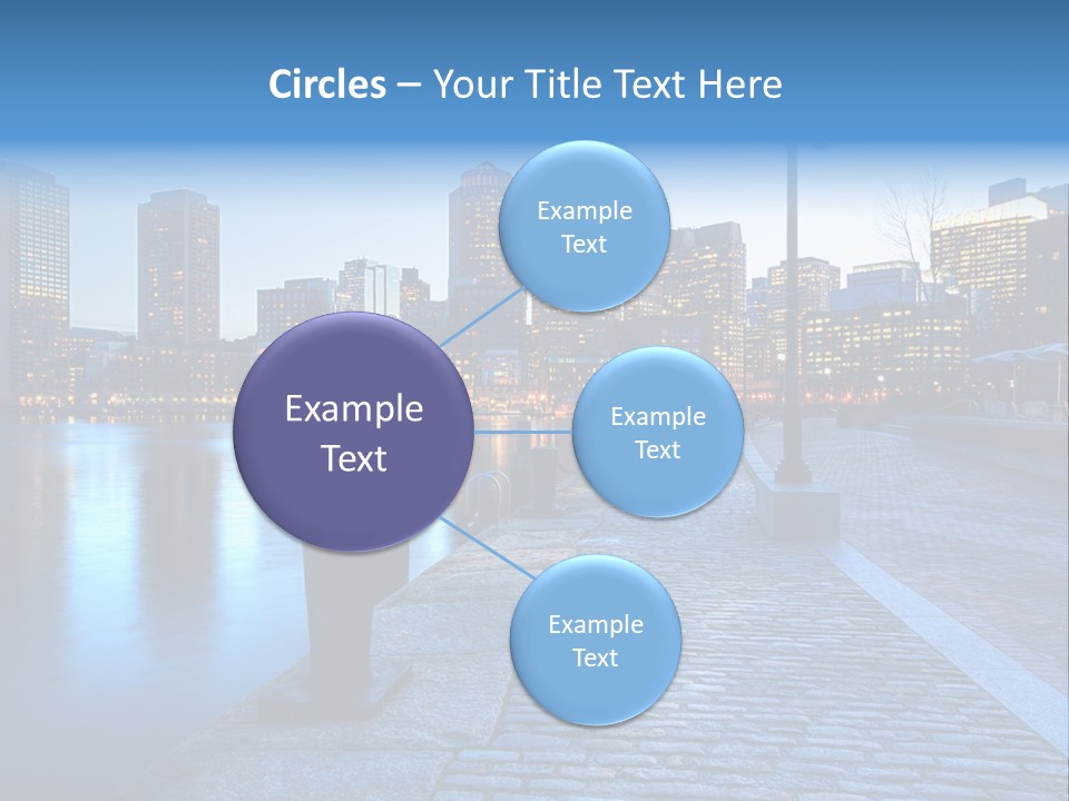 Real Estate Business Sunset PowerPoint Template