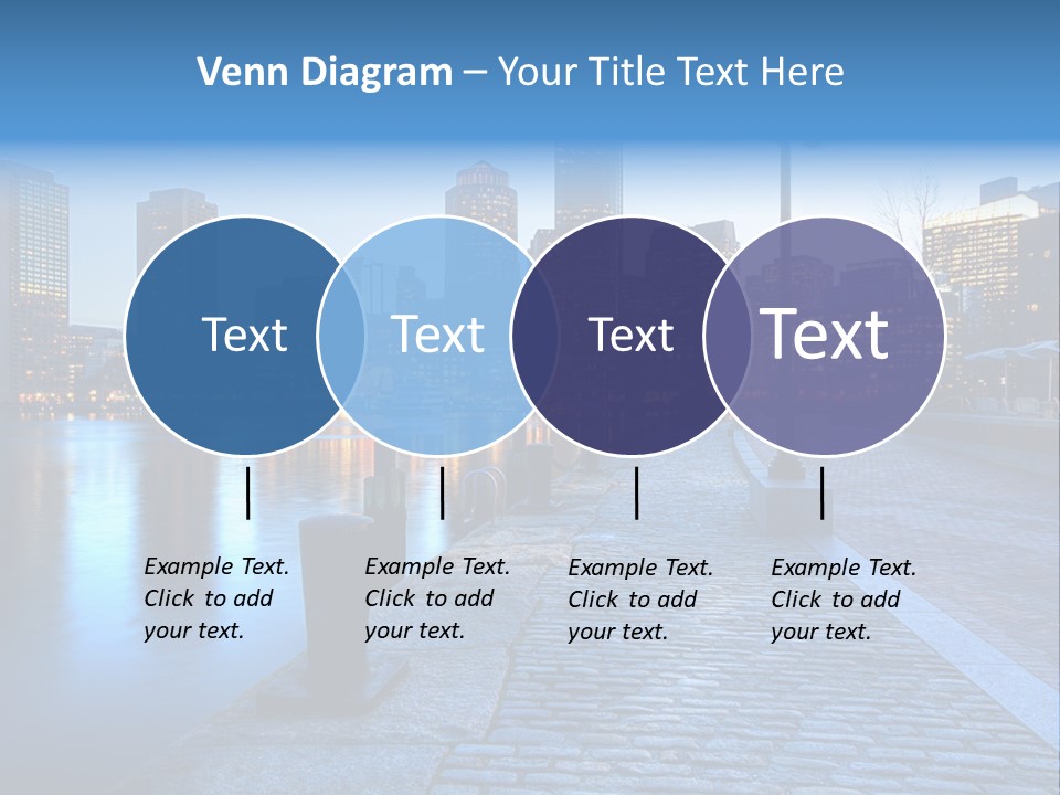 Real Estate Business Sunset PowerPoint Template