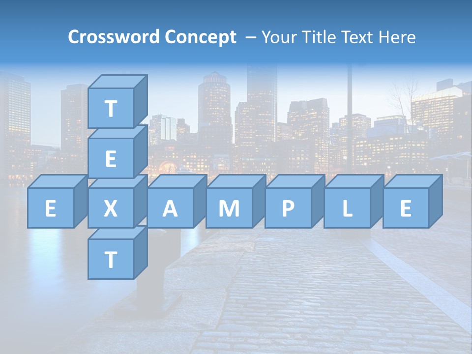 Real Estate Business Sunset PowerPoint Template