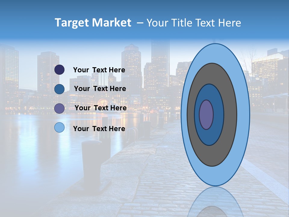 Real Estate Business Sunset PowerPoint Template