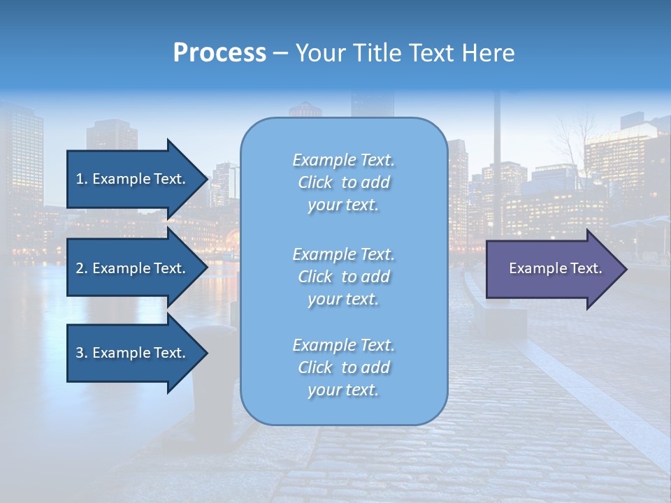 Real Estate Business Sunset PowerPoint Template