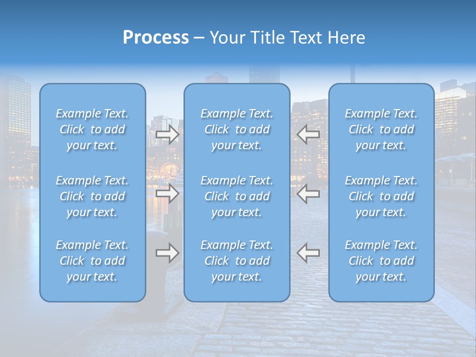Real Estate Business Sunset PowerPoint Template