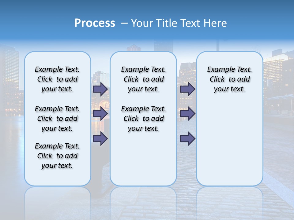 Real Estate Business Sunset PowerPoint Template