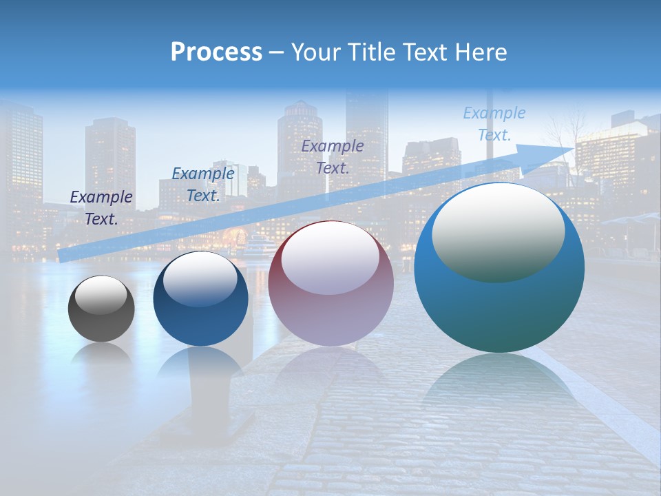Real Estate Business Sunset PowerPoint Template