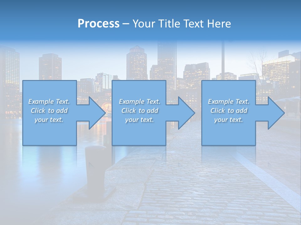 Real Estate Business Sunset PowerPoint Template