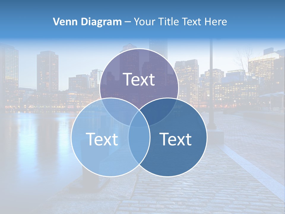 Real Estate Business Sunset PowerPoint Template