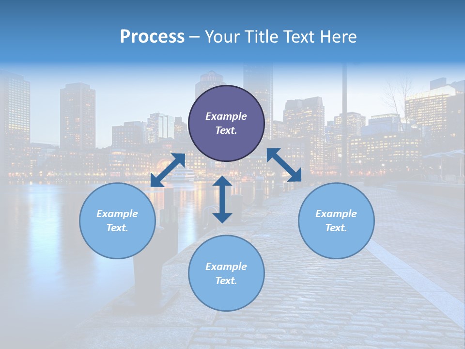 Real Estate Business Sunset PowerPoint Template