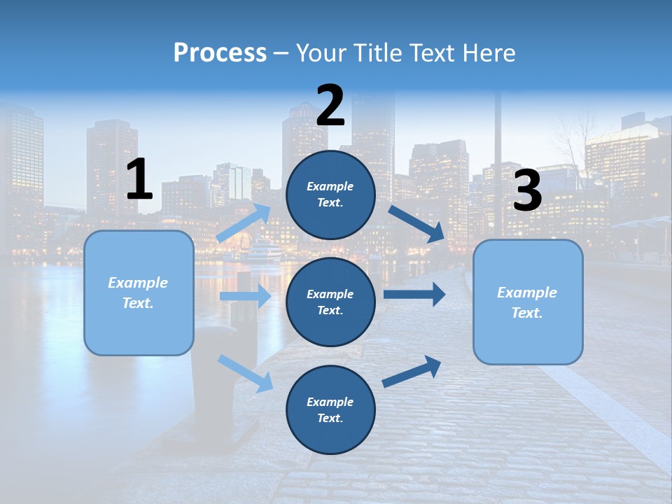 Real Estate Business Sunset PowerPoint Template