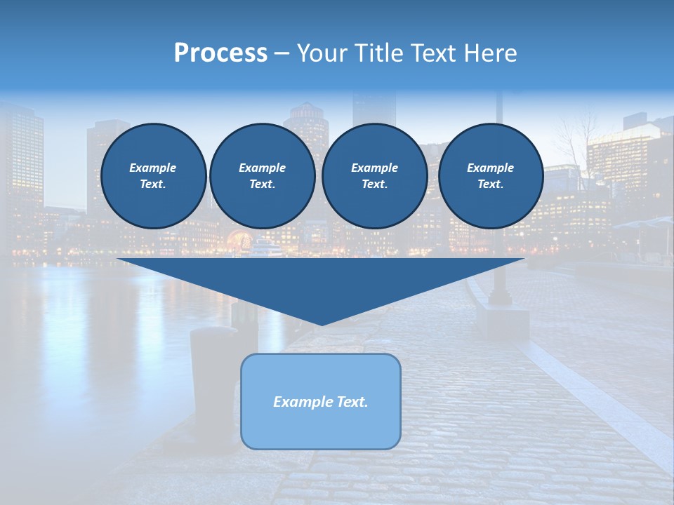 Real Estate Business Sunset PowerPoint Template
