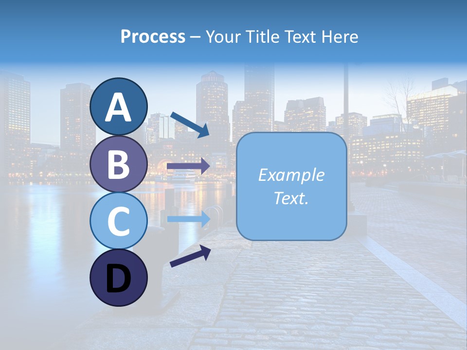 Real Estate Business Sunset PowerPoint Template