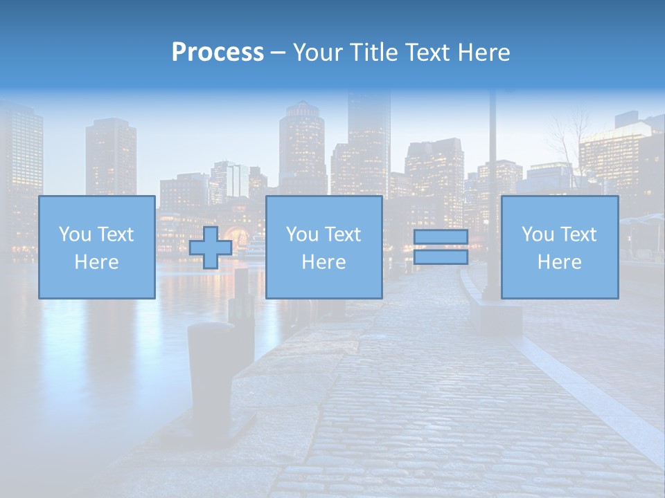 Real Estate Business Sunset PowerPoint Template