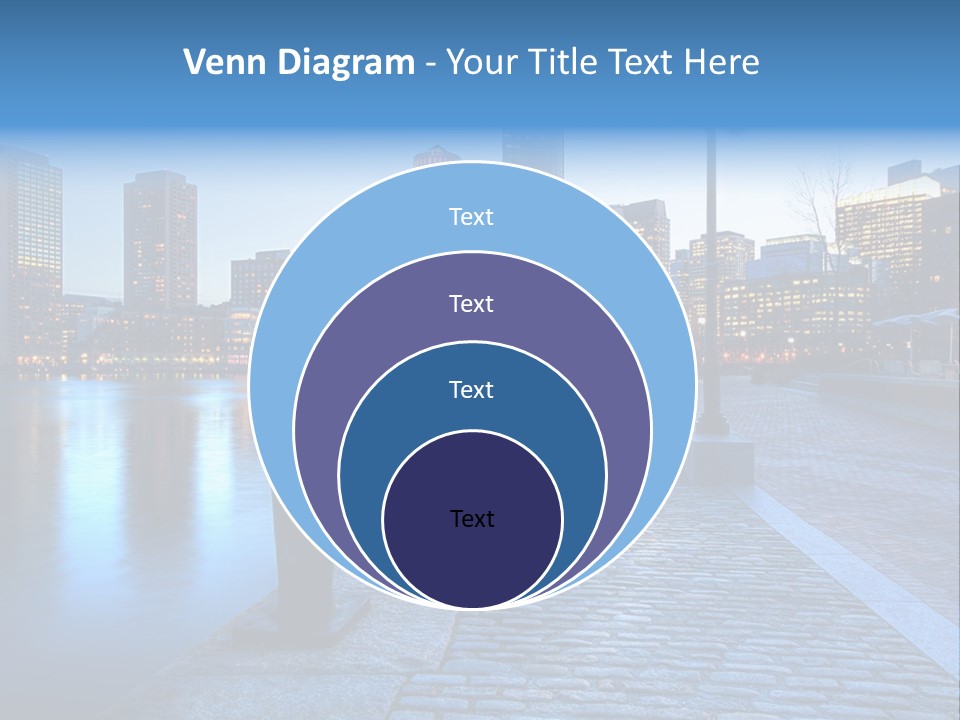Real Estate Business Sunset PowerPoint Template