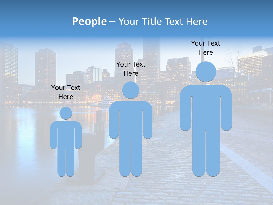 Real Estate Business Sunset PowerPoint Template