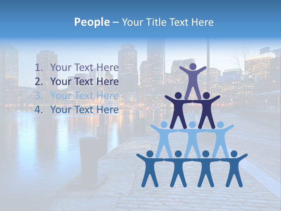 Real Estate Business Sunset PowerPoint Template