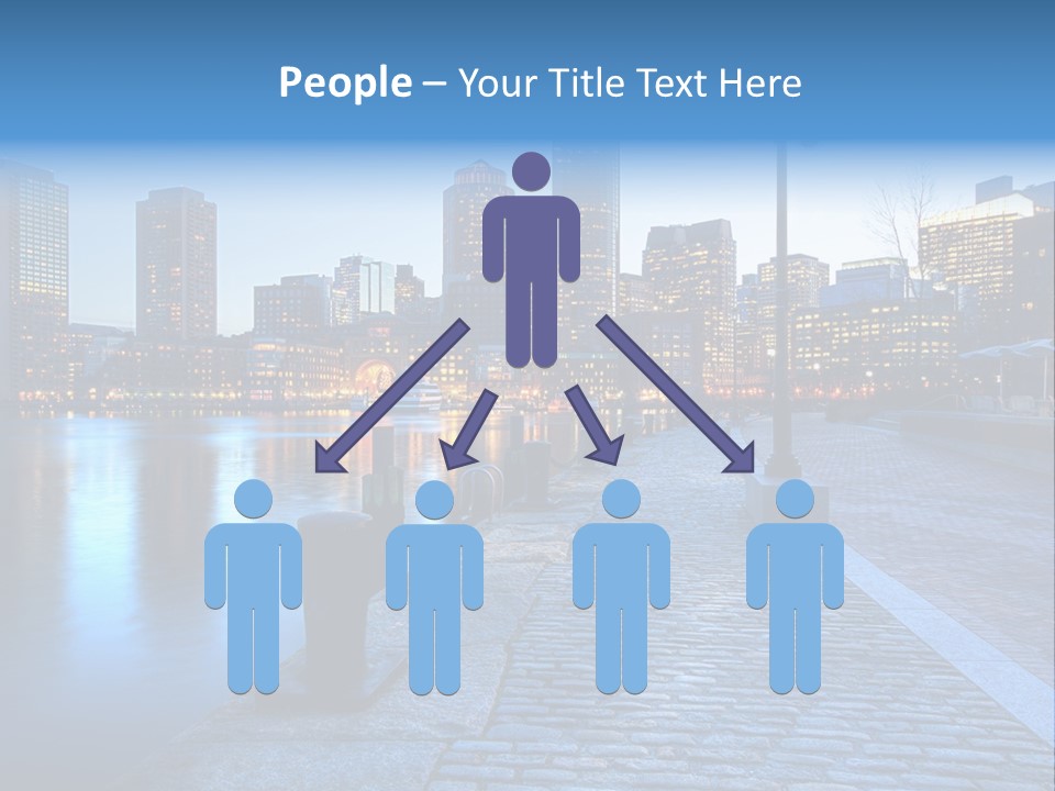 Real Estate Business Sunset PowerPoint Template