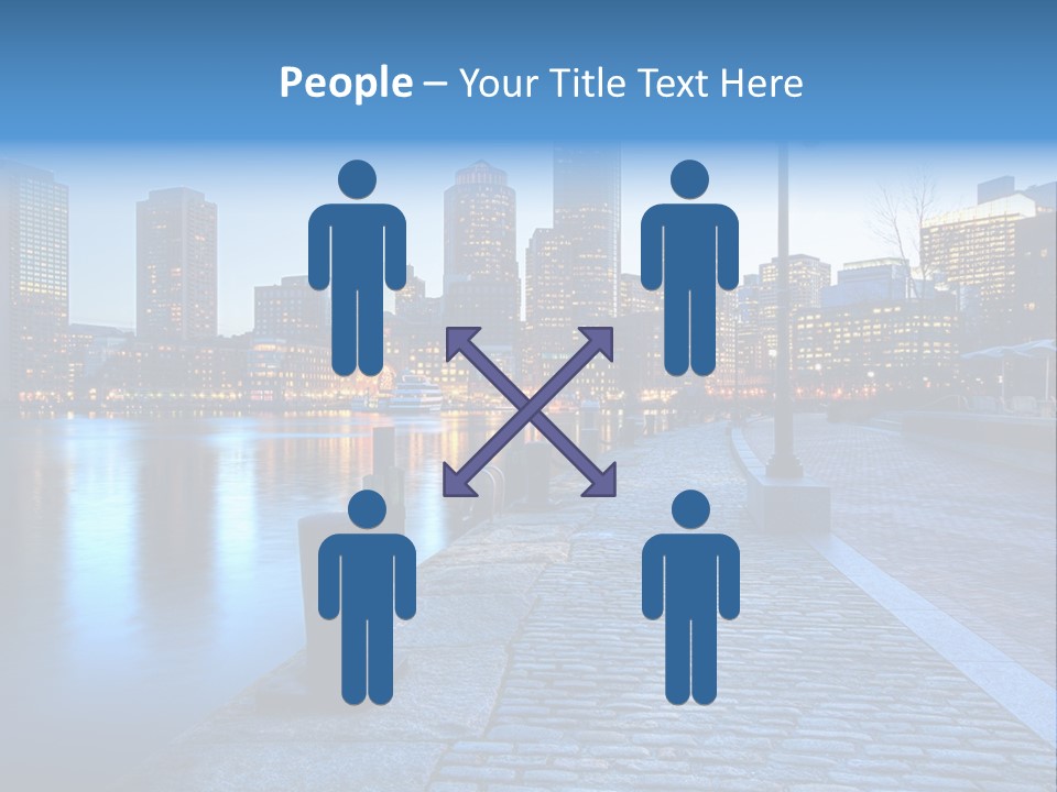 Real Estate Business Sunset PowerPoint Template