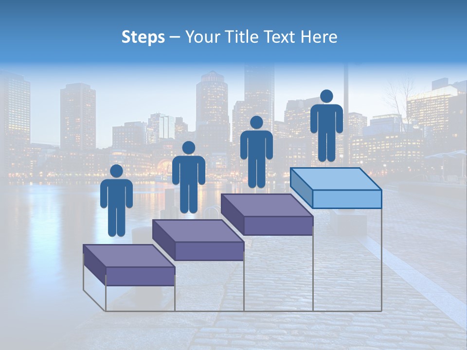 Real Estate Business Sunset PowerPoint Template