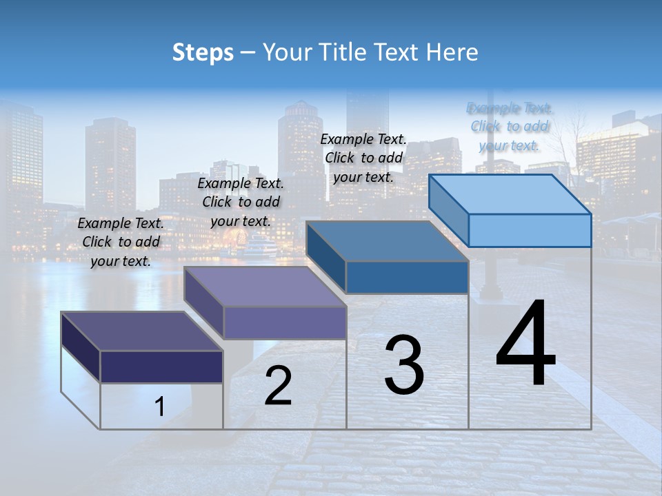 Real Estate Business Sunset PowerPoint Template