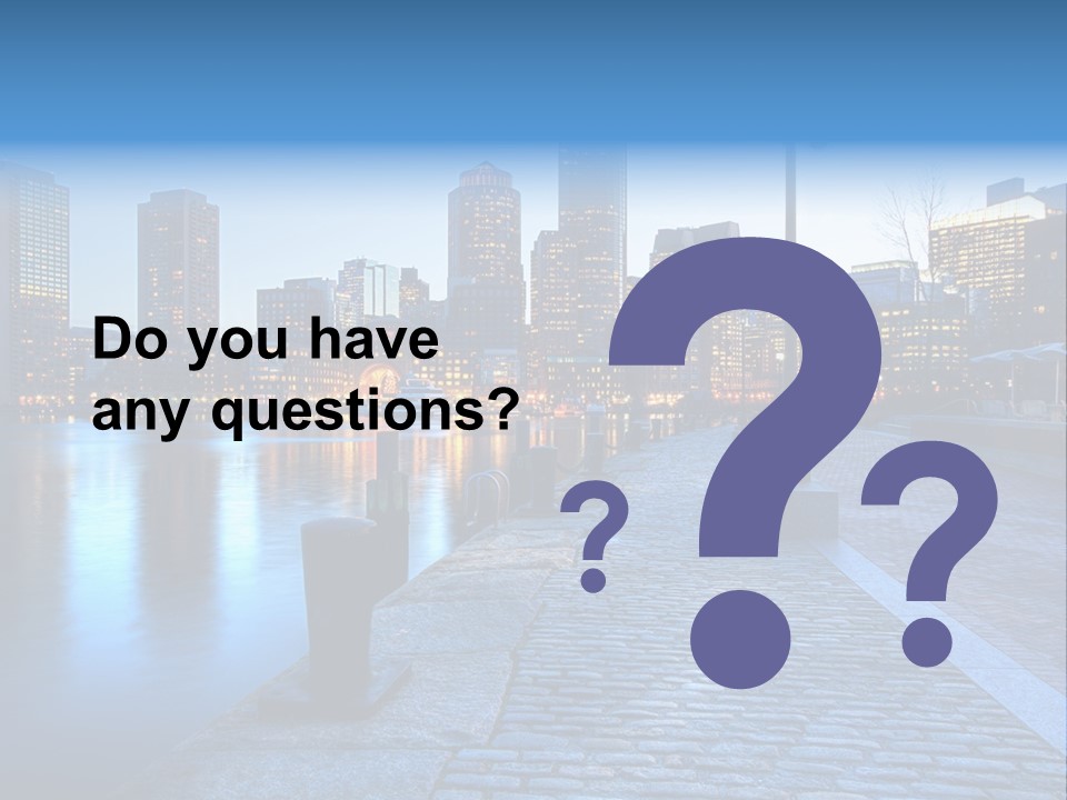 Real Estate Business Sunset PowerPoint Template