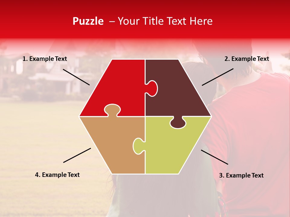 Home Biracial Couple Indian Family PowerPoint Template