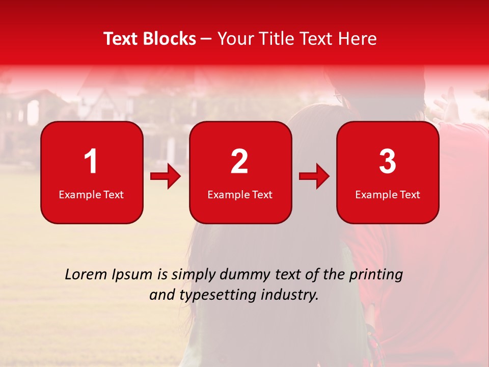 Home Biracial Couple Indian Family PowerPoint Template