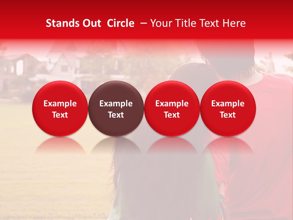 Home Biracial Couple Indian Family PowerPoint Template