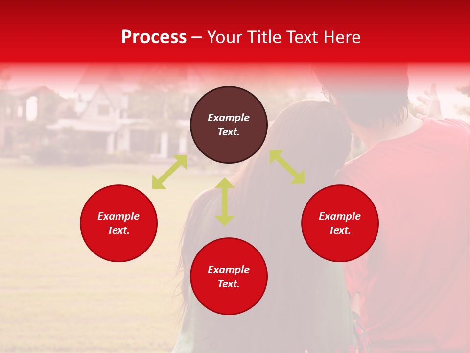 Home Biracial Couple Indian Family PowerPoint Template