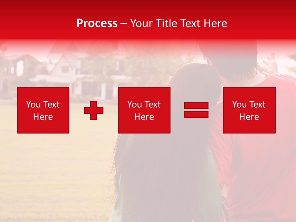 Home Biracial Couple Indian Family PowerPoint Template