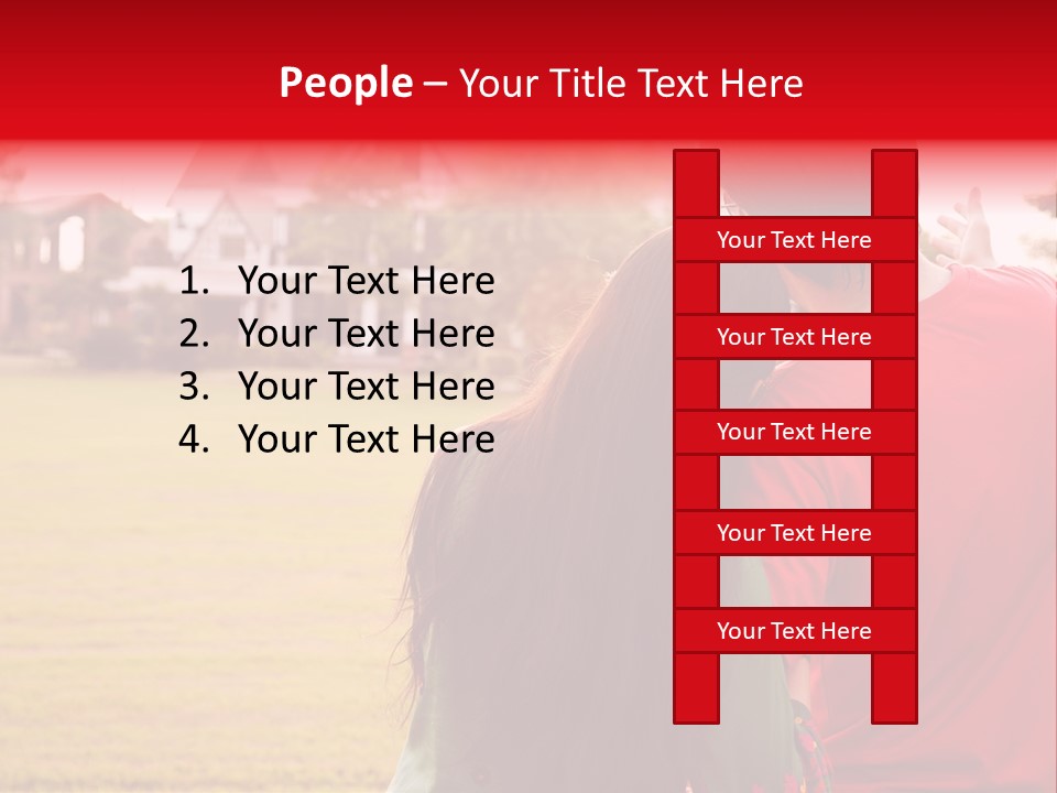 Home Biracial Couple Indian Family PowerPoint Template