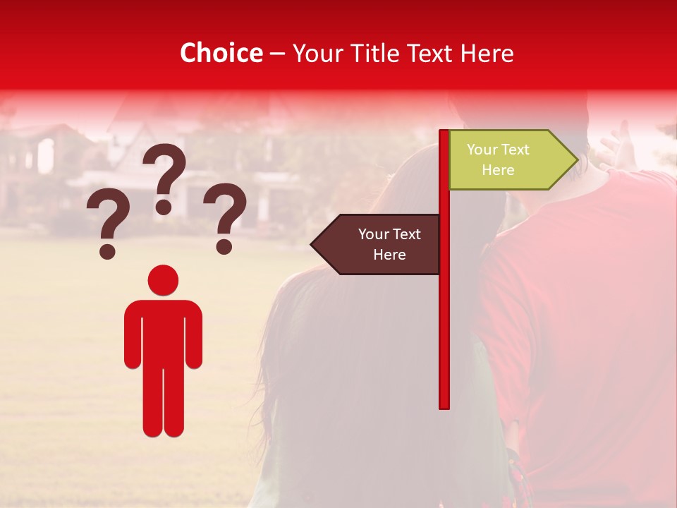 Home Biracial Couple Indian Family PowerPoint Template